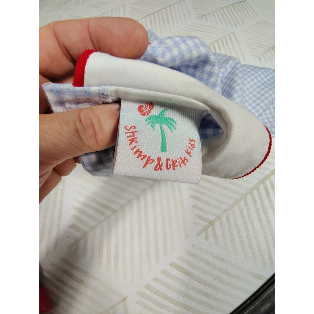 Toddler Girls Dress Bundle Samara Denim Shrimp & Grits‎ Gingham Red Ruffle 18M